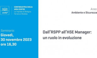 Dall'RSPP all'HSE Manager: un ruolo in evoluzione