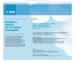 Inaugurazione nuovo impianto di cogenerazione Stabilimento Basf di Pontecchio Marconi