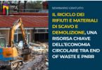 Galileo Ingegneria e GWS – Galileo Waste Solution al Seminario IIPLE “Riciclo dei rifiuti e materiali di scavo e demolizione”